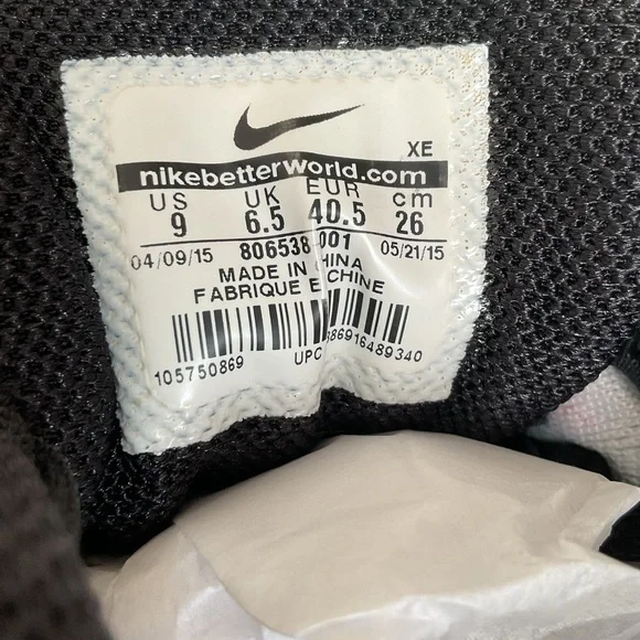 Nike Zoom Running Shoes Mens Size 9 Teal Black Red Athletic Trainer Lightweight - Picture 10 of 10